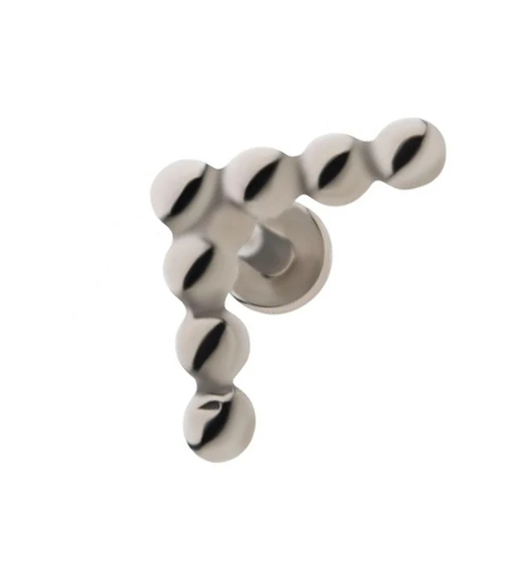 Beaded Point Labret Post - Mrs Treak