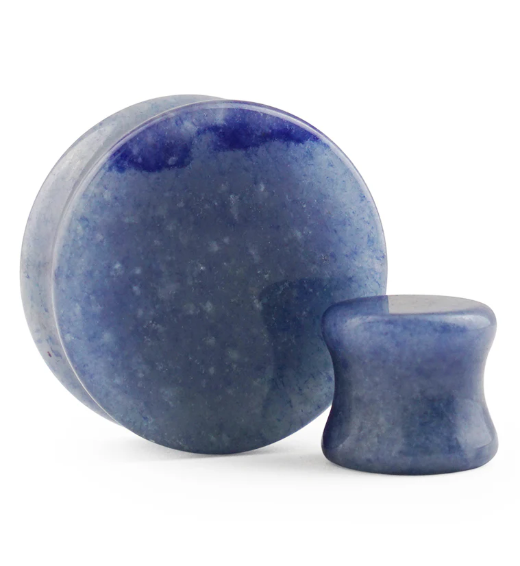 Blue Aventurine Stone Plugs - Mrs Treak