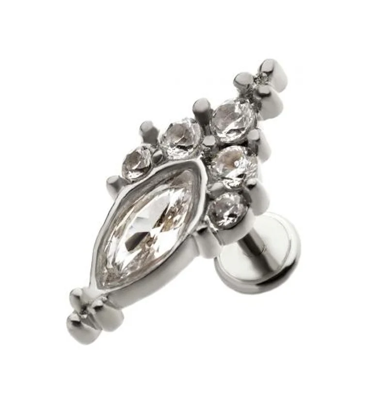 18G Gleam CZ Labret - Mrs Treak