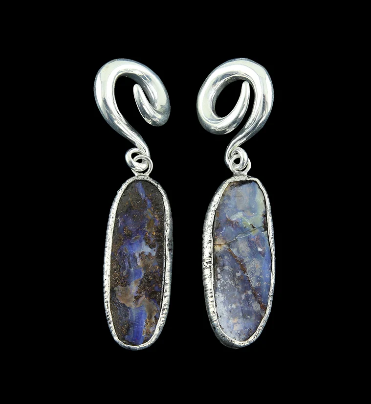 Boulder Opal Ear Weights Version 6 - Mrs Treak
