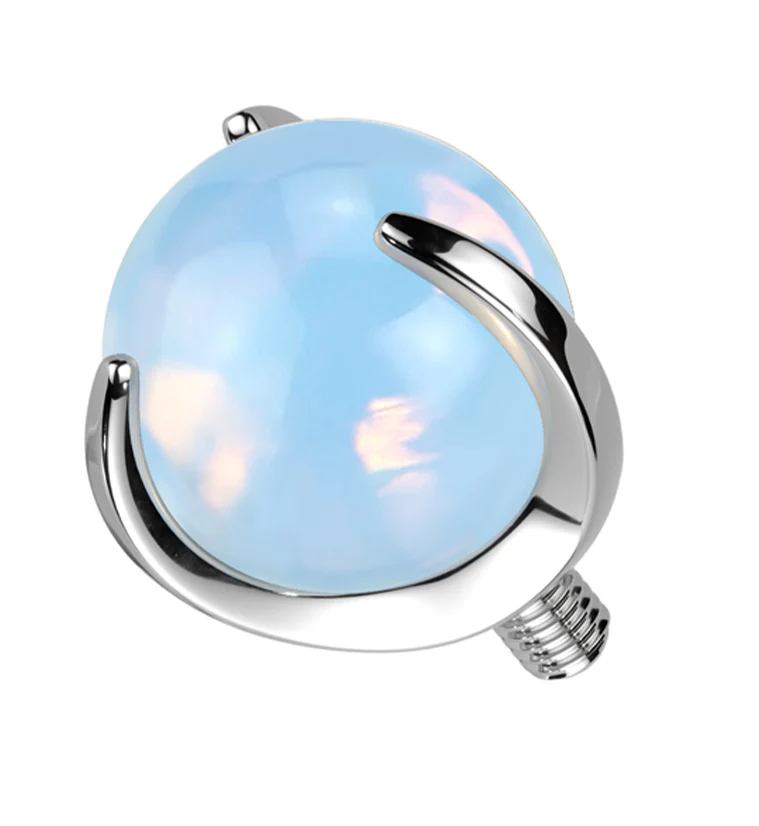 Claw Opalite Titanium Internally Threaded Top - Mrs Treak
