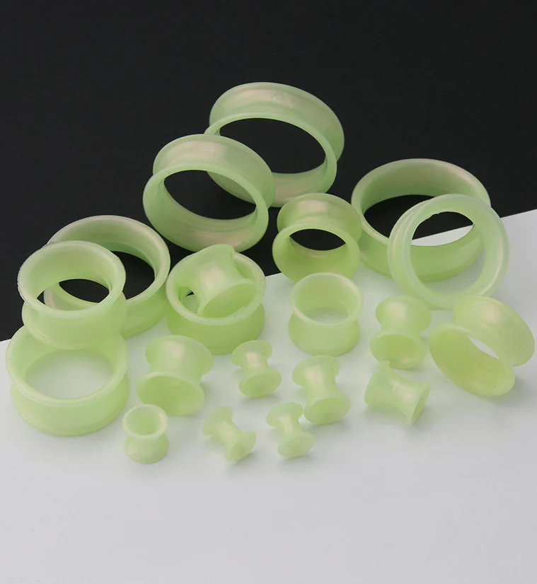 Green Metallic Silicone Ear Skins - Mrs Treak