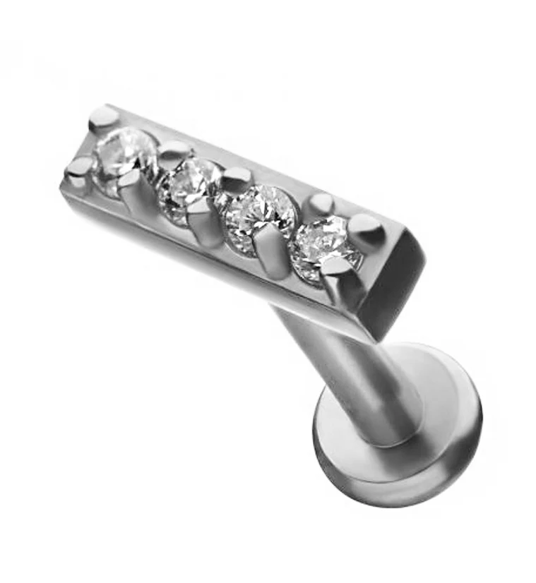 18G CZ Bar Labret - Mrs Treak