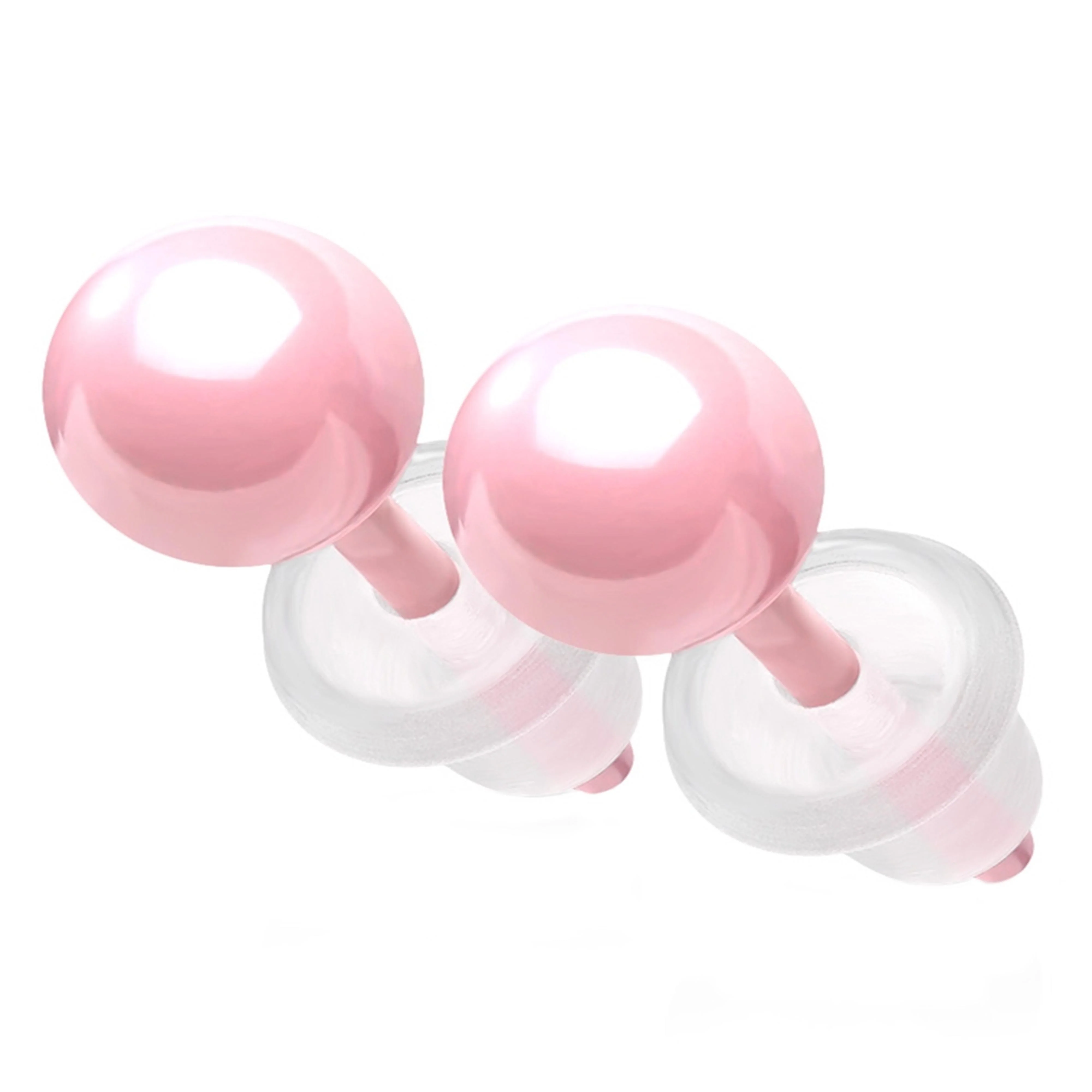 Pink Ceramic Orb Earrings - Mrs Treak