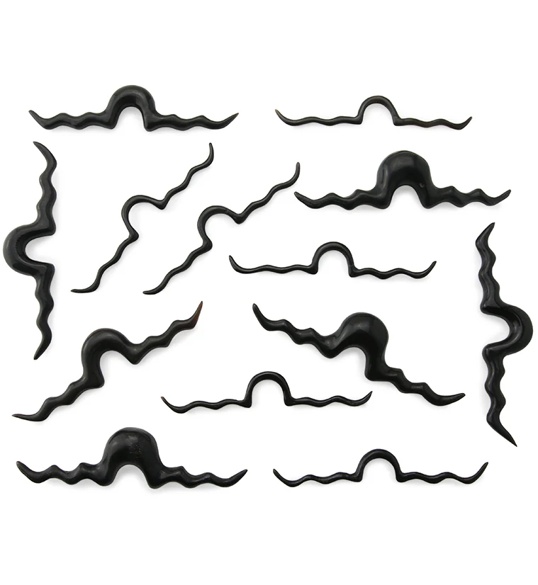 Scraggler Mustache Horn Septum Bar - Mrs Treak