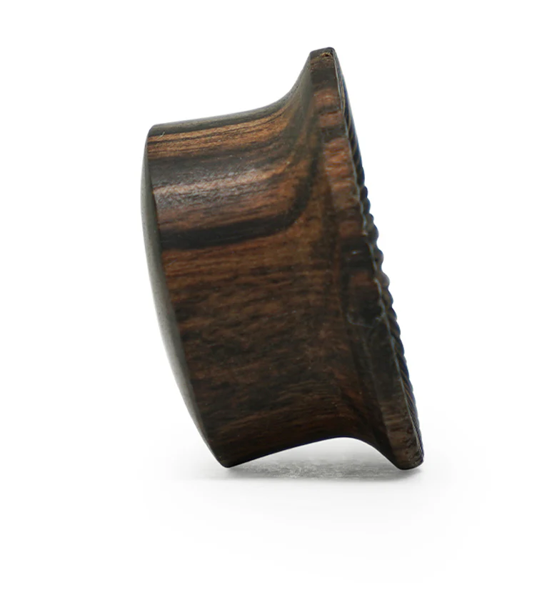 Score Areng Wood Mayan Flare Tunnel Plugs - Mrs Treak