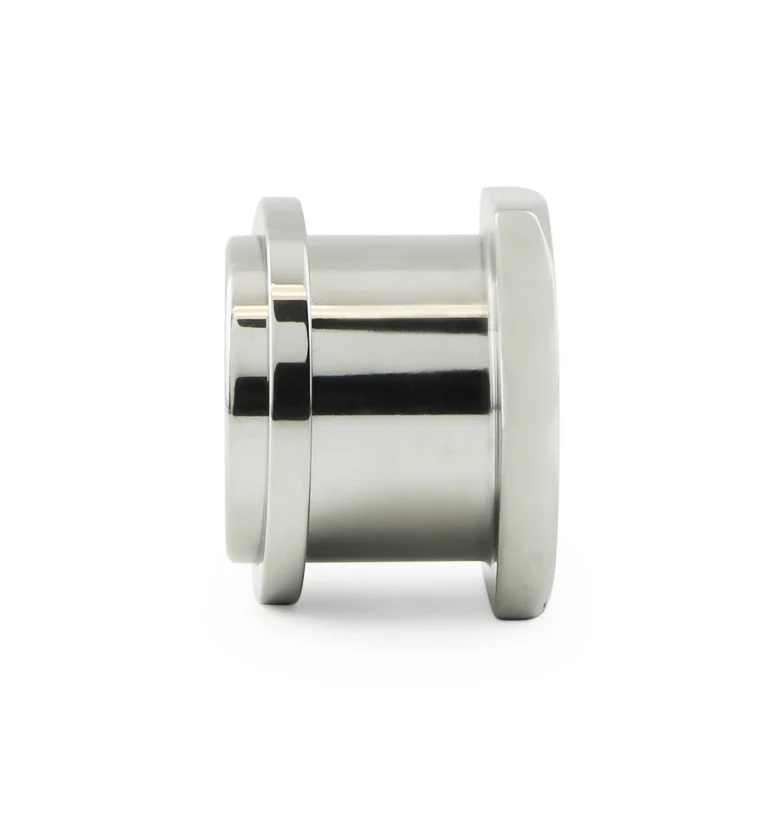 Hexagon Single Flare Stainless Steel Tunnels - Mrs Treak