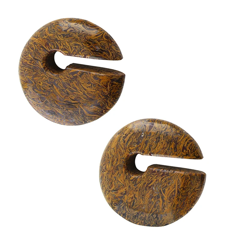 Annular Hoop Maryam Stone Ear Weights - Mrs Treak