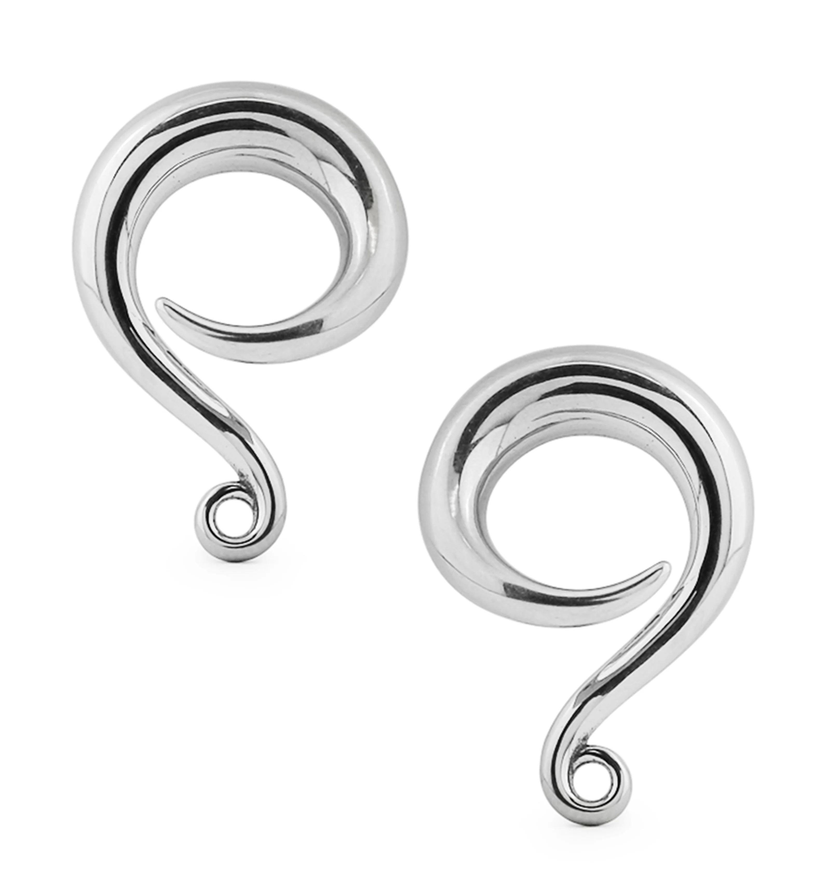 Hook Hanger Stainless Steel Ear Weights - Mrs Treak
