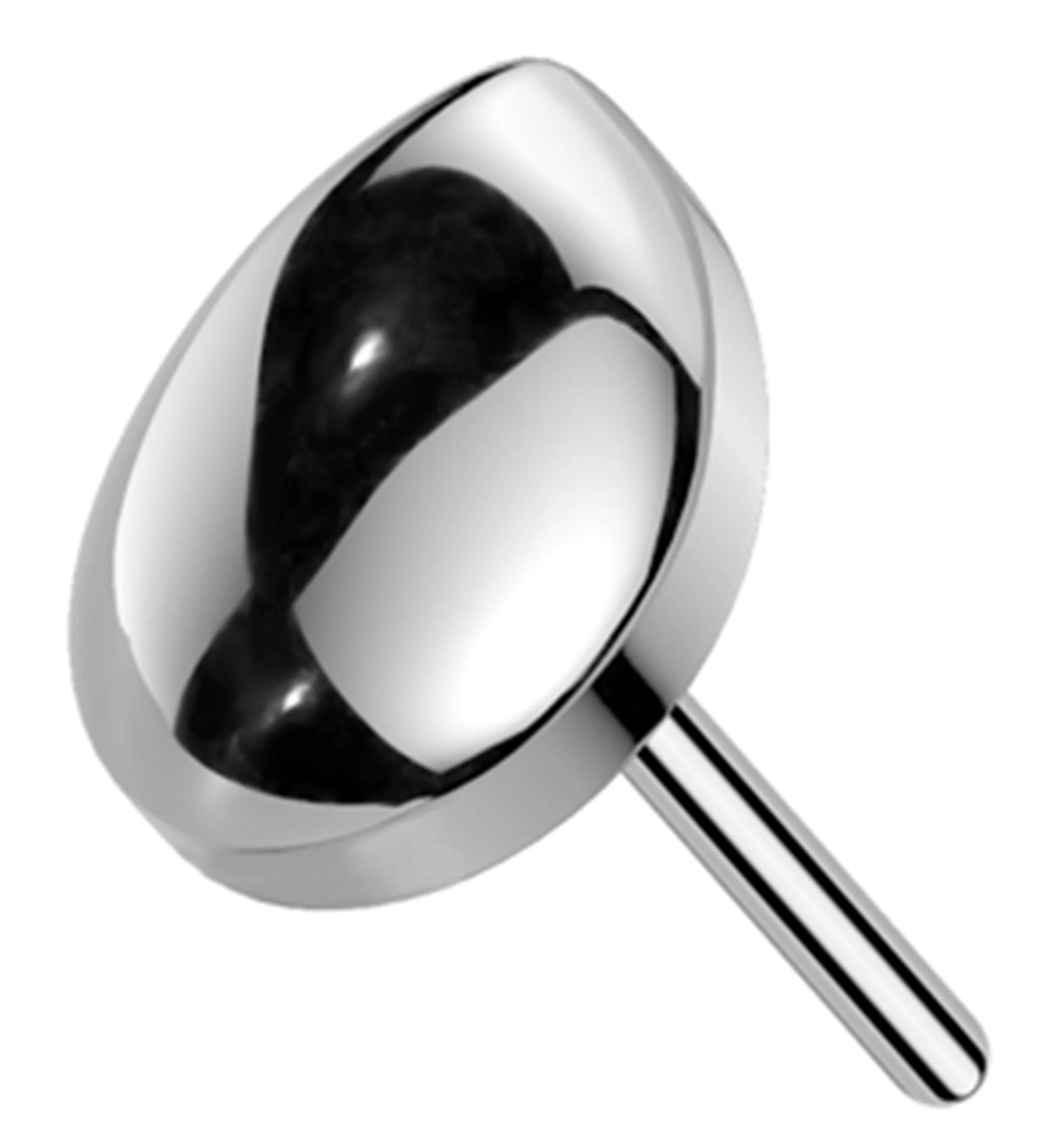 Teardrop Titanium Threadless Top - Mrs Treak