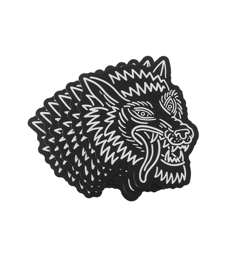 Lone Wolf Sticker Pack (4 pack) - Mrs Treak