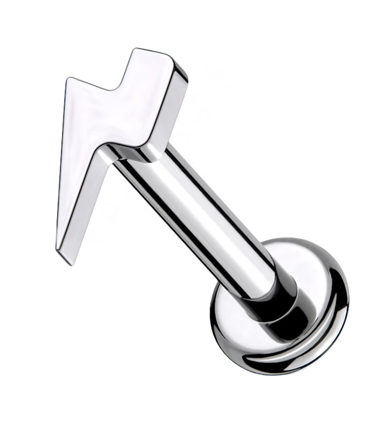 16G Electric Titanium Labret - Mrs Treak