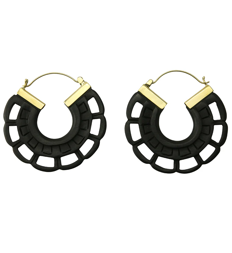 18G Tire Wooden Hangers / Earrings - Mrs Treak