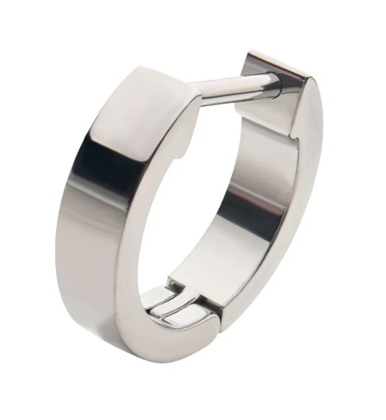 Thick Titanium Hinged Segment Ring - Mrs Treak