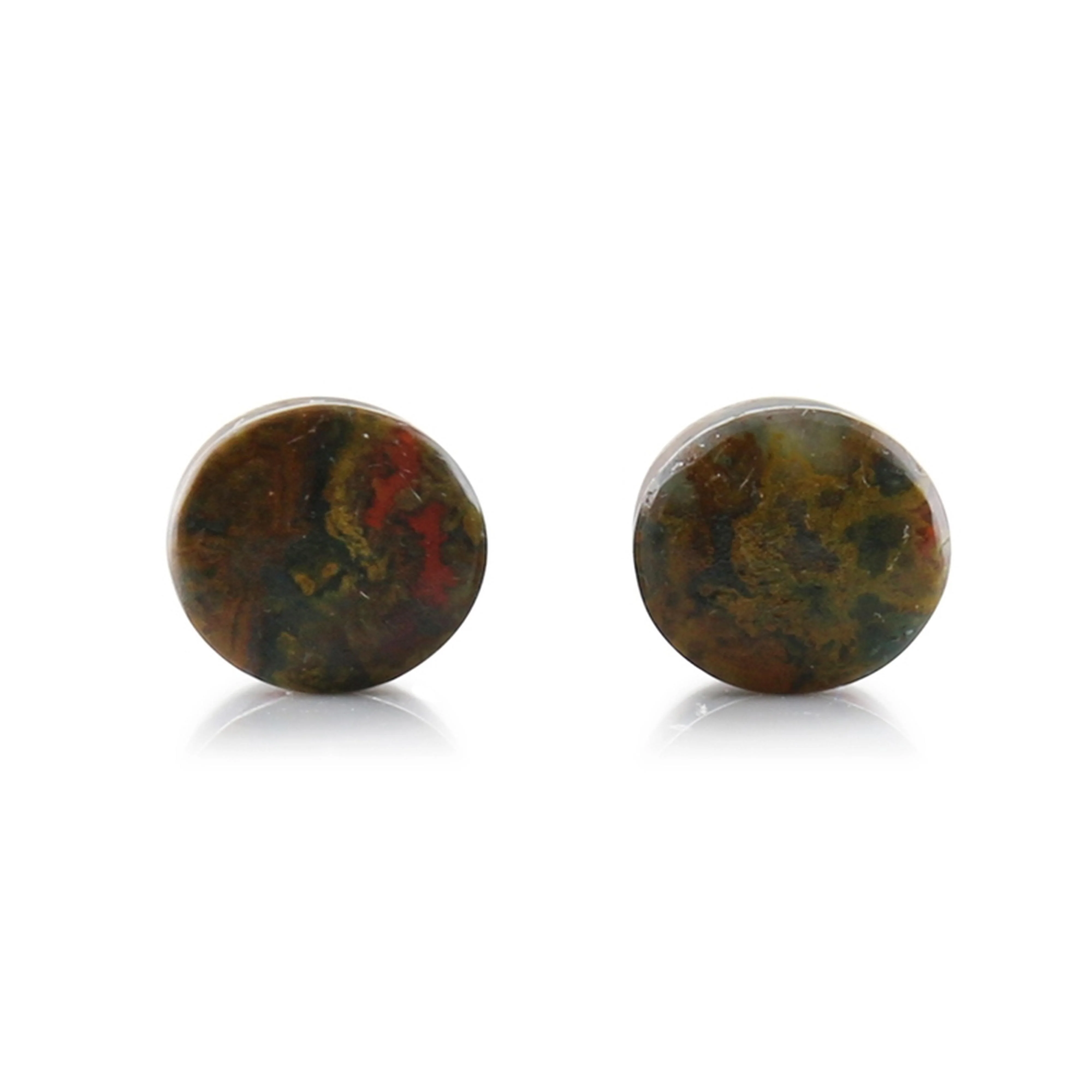 Moroccan Seam Agate Stone Plugs 4G (5mm) - Mrs Treak
