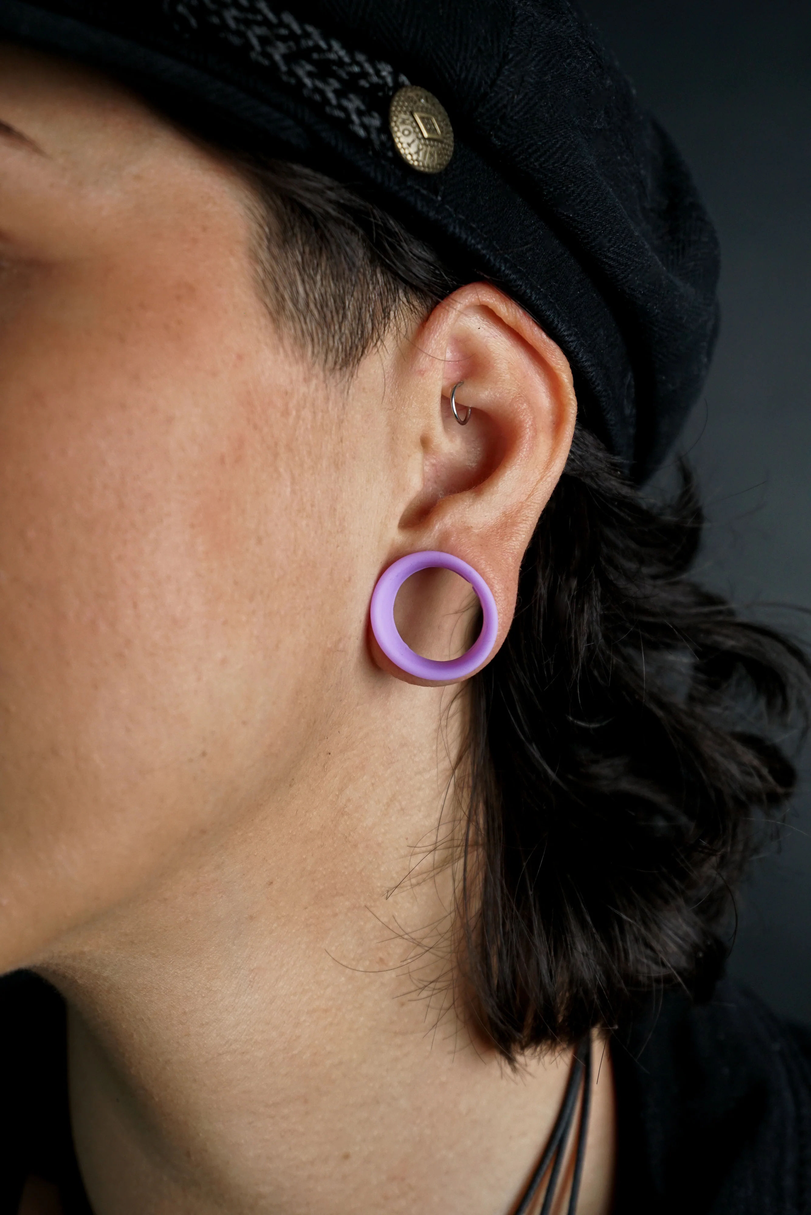 Lavender Purple Matte Silicone Ear Skins - Mrs Treak