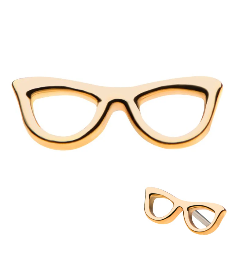14kt Gold Sunglasses Threadless Top - Mrs Treak