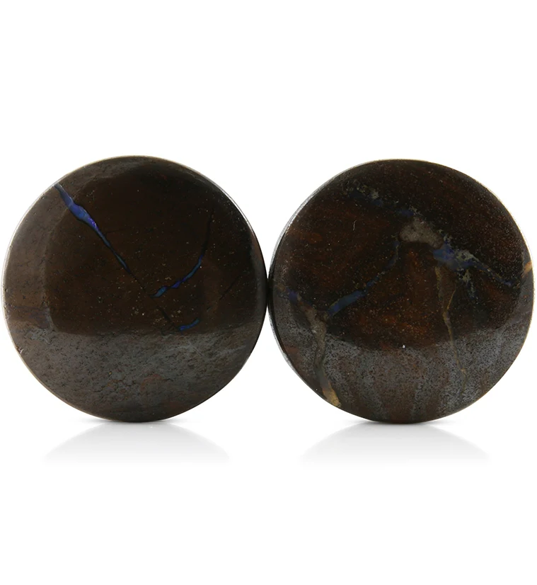 Boulder Opal Plugs 1 Inch (25mm) Version 3 - Mrs Treak
