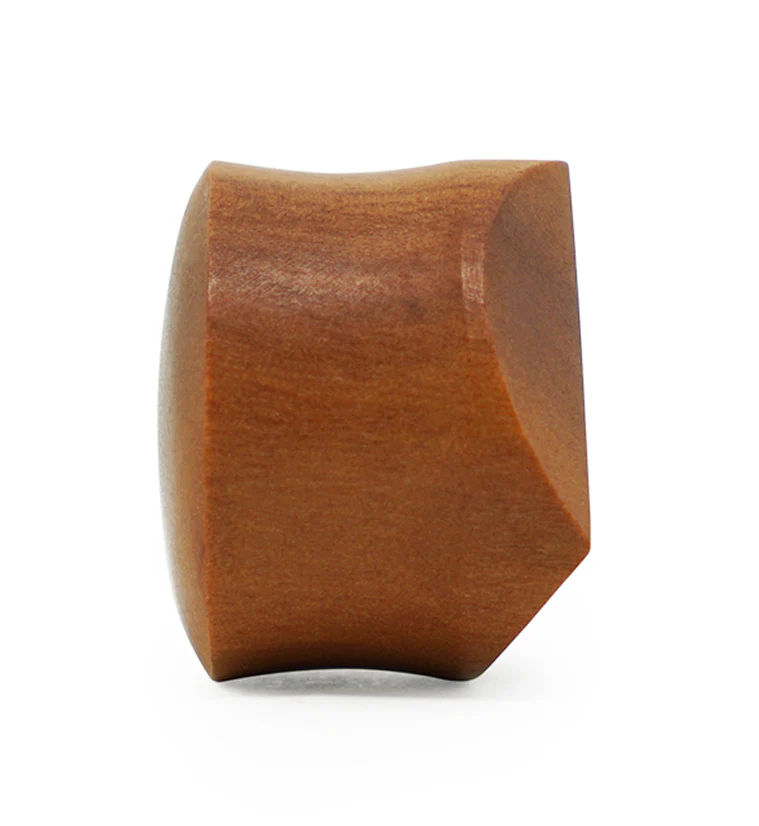 Saba Wood Embossed Triangle Plugs - Mrs Treak