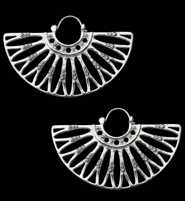 Egress White Brass Titanium Hangers / Earrings - Mrs Treak