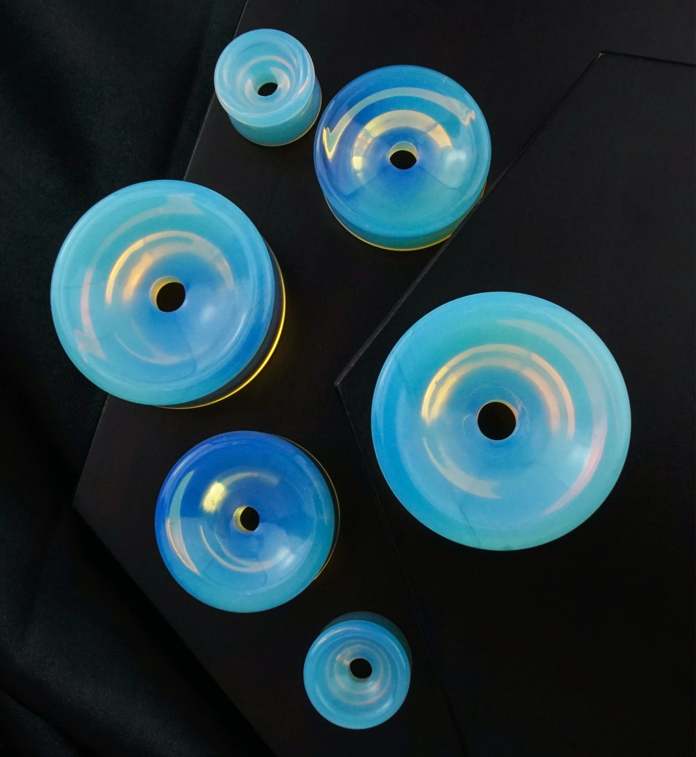 Opalite Thick Wall Tunnels - Mrs Treak