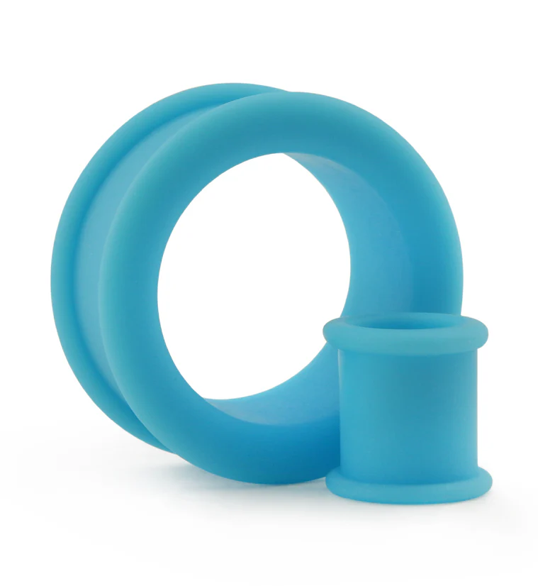 Light Blue Silicone Tunnels - Mrs Treak