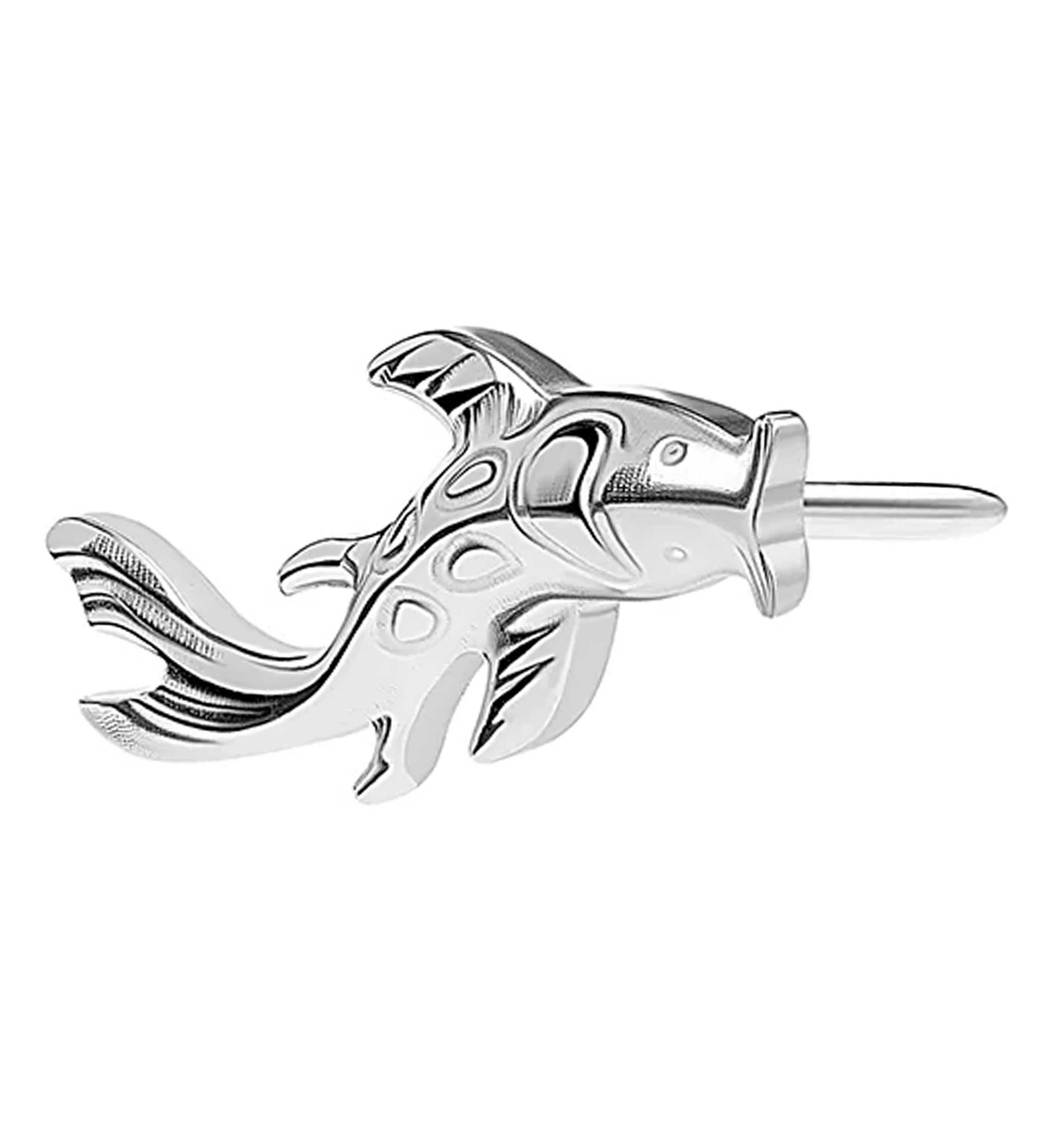 Koi Fish Threadless Titanium Top - Mrs Treak