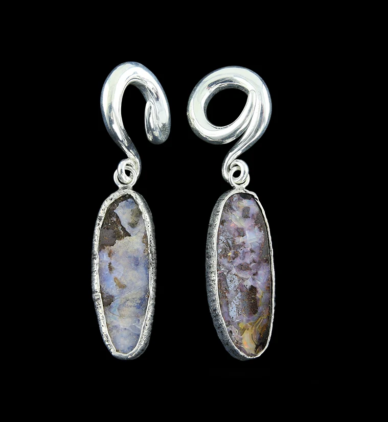 Boulder Opal Ear Weights Version 8 - Mrs Treak