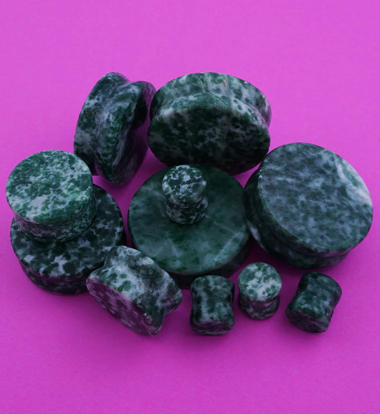 Qinghai Jade Stone Plugs - Mrs Treak