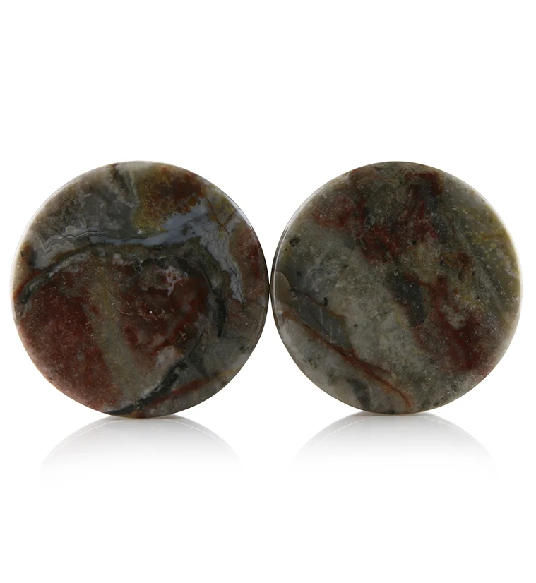 Fossilized Dinosaur Bone Plugs 5/8