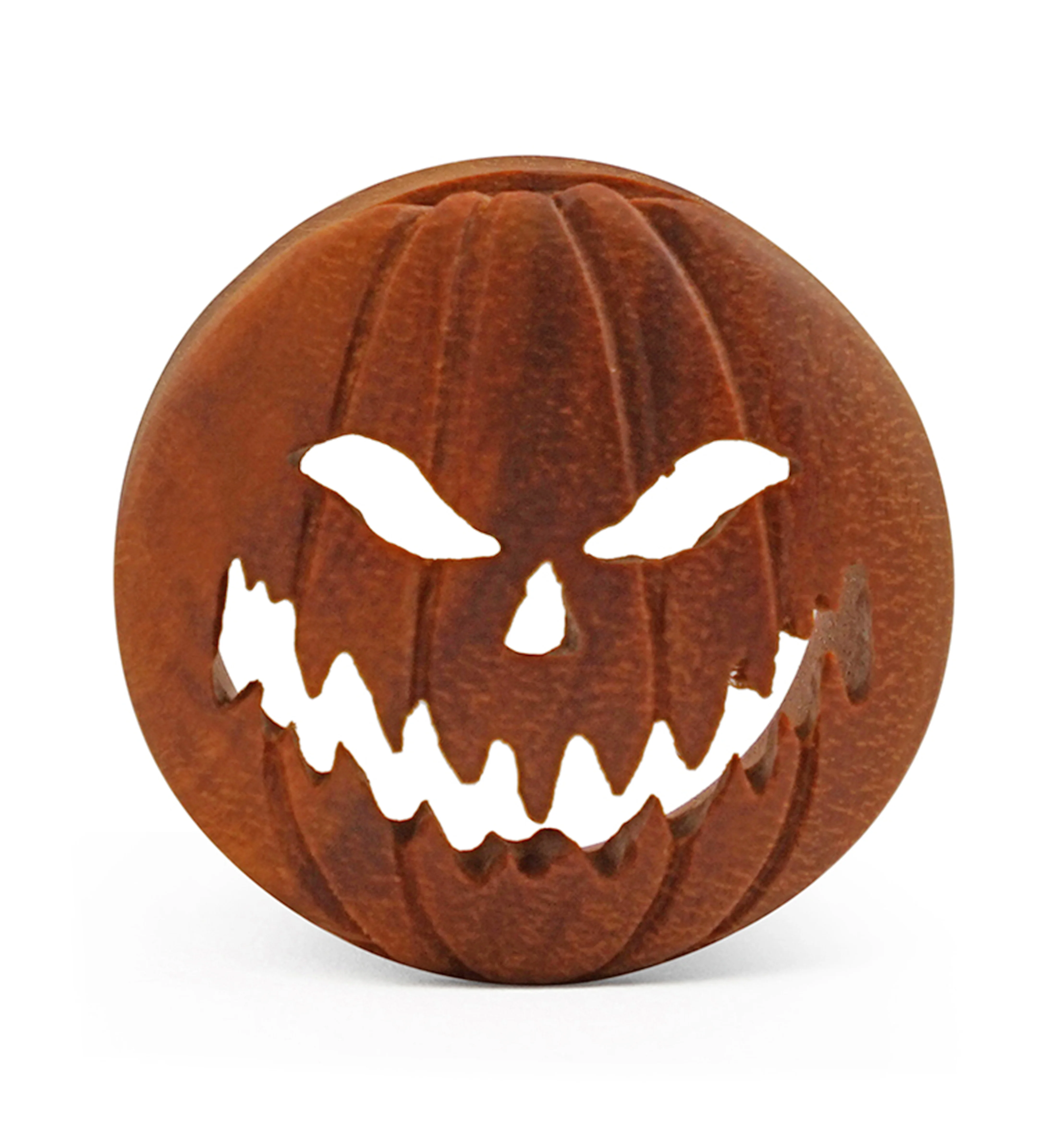 Stingy Jack Pumpkin Saba Wood Plugs - Mrs Treak