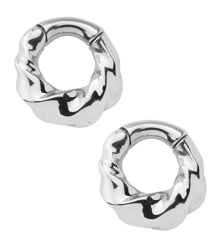 Twirl Hinged Ear Weights - Mrs Treak