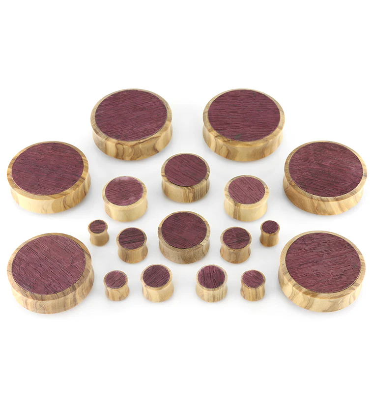 Olive Wood Plugs X Wine Barrel Inlays - Mrs Treak