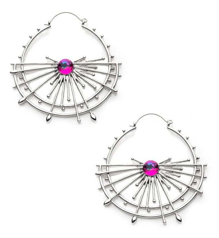 Cosmic Plug Hoops - Mrs Treak