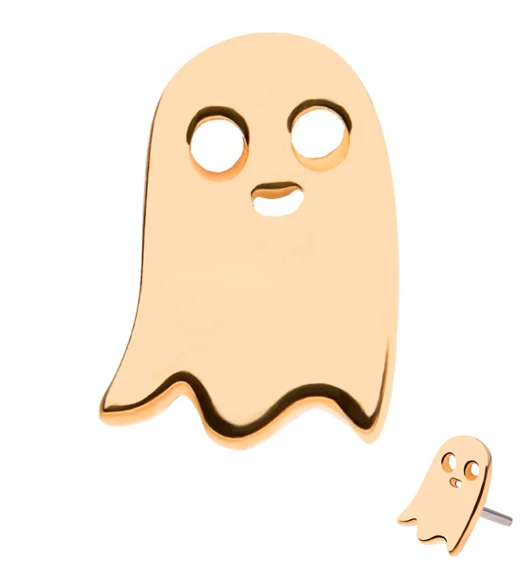 14kt Gold Ghost Threadless Top - Mrs Treak