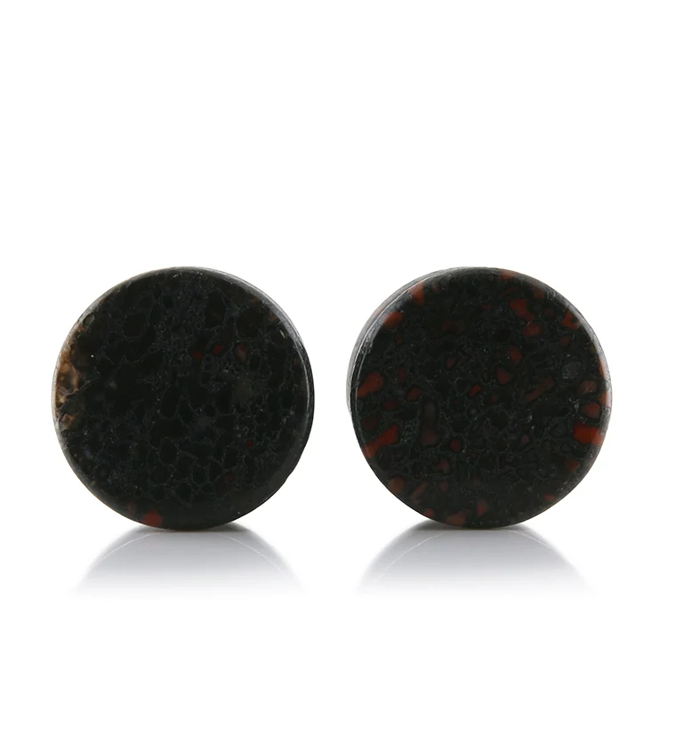 Fossilized Dinosaur Bone Plugs 5/8