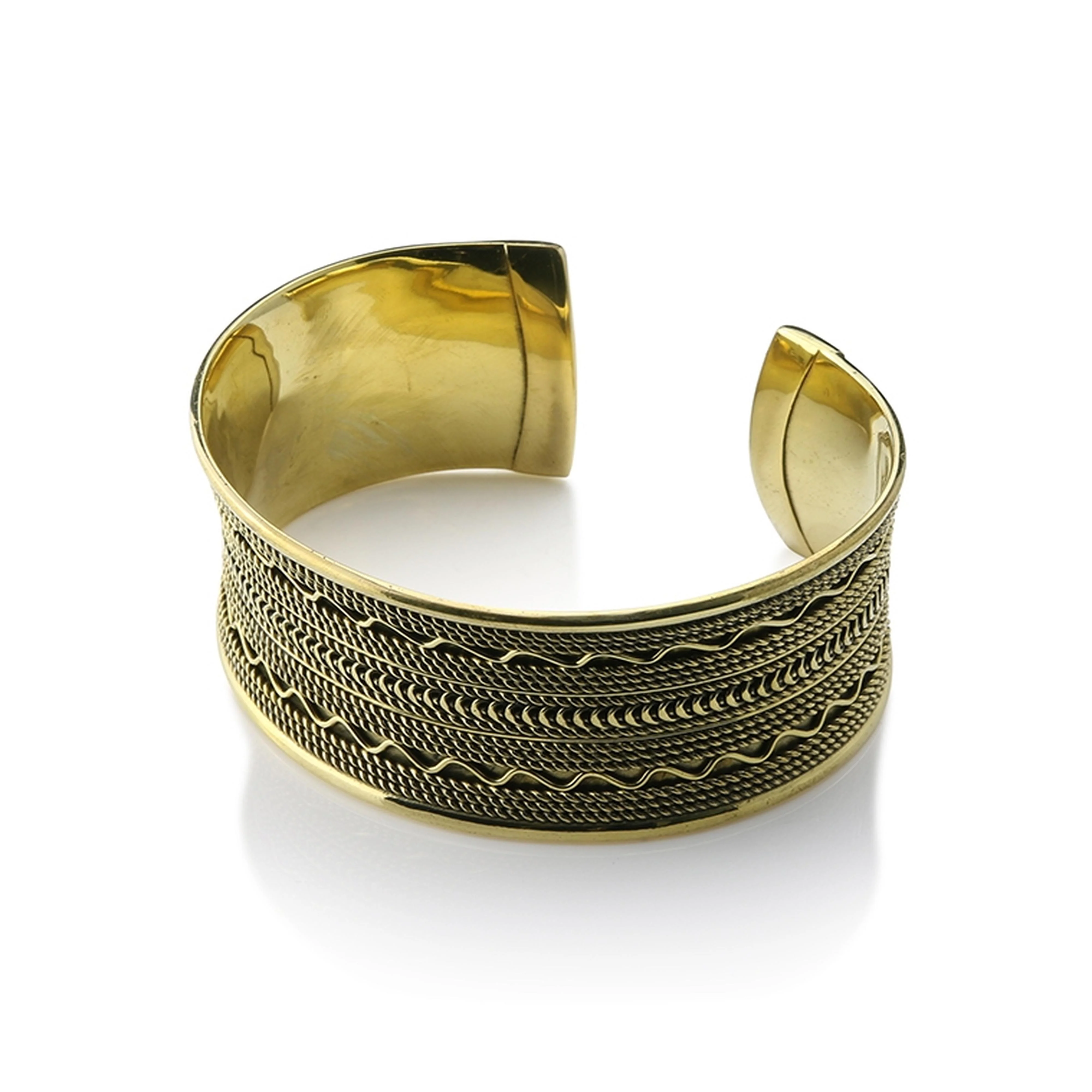 Asmat Brass Bangle - Mrs Treak