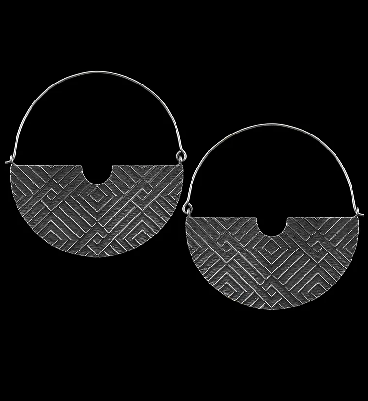 Silver Freight Titanium Hangers - Earrings - Mrs Treak