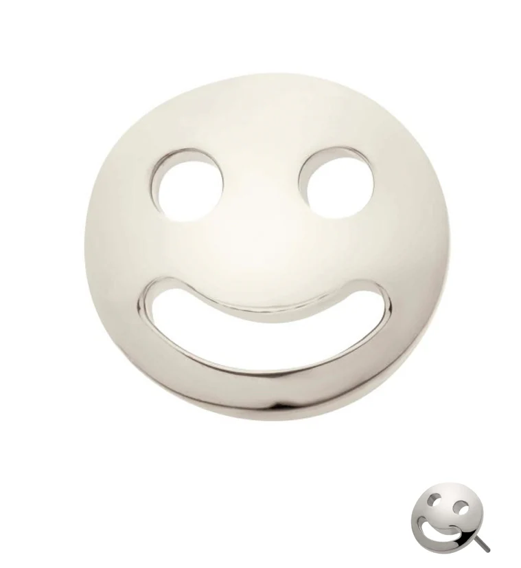 Smiley Threadless Titanium Top - Mrs Treak