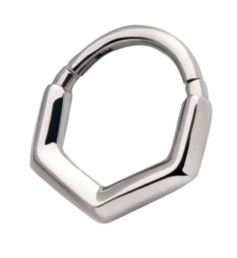 V-Shaped Hinged Segment Ring - Mrs Treak