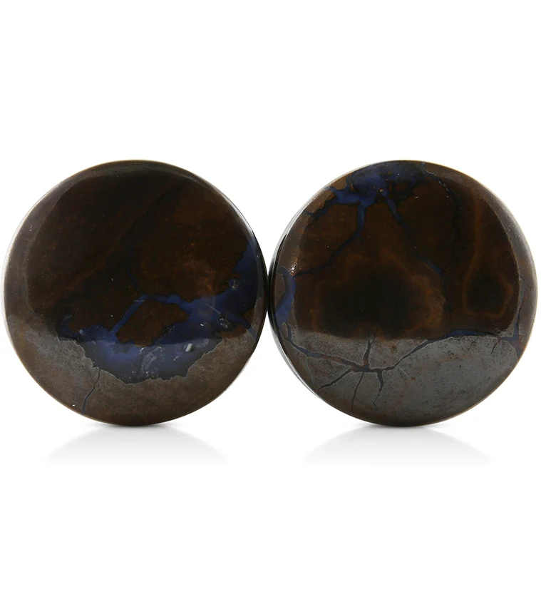 Boulder Opal Plugs 1 Inch (25mm) Version 1 - Mrs Treak