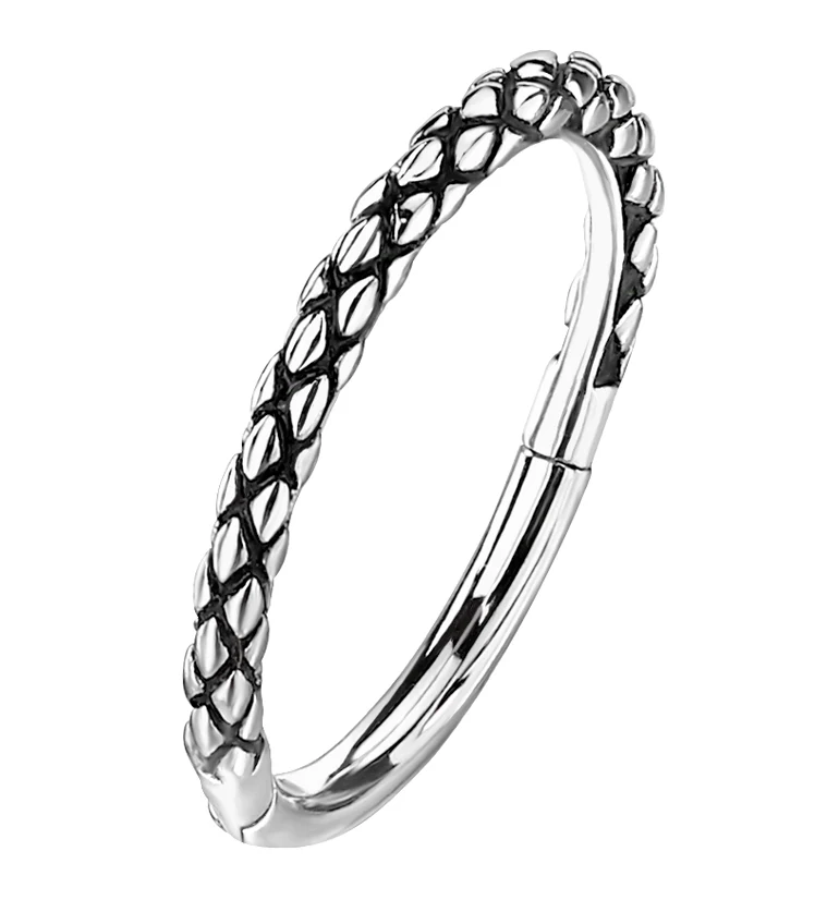 Scales Hinged Segment Ring - Mrs Treak