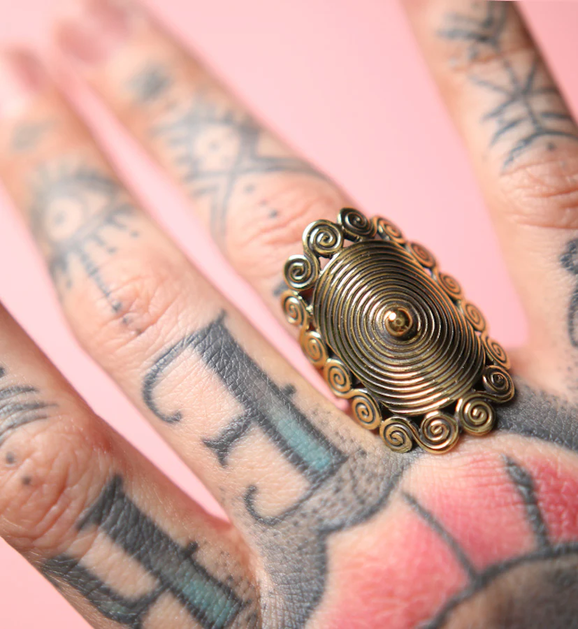 Speira Brass Ring - Mrs Treak