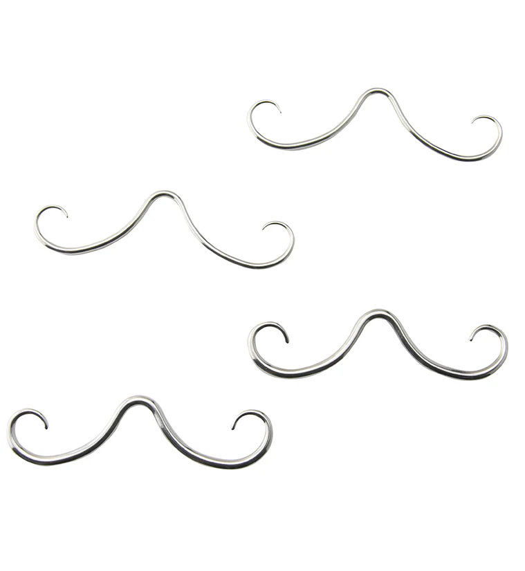 Imperial Mustache Septum Bar - Mrs Treak