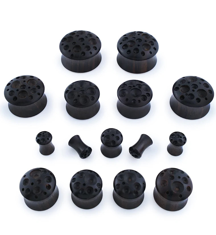 Crater Areng Wood Plugs - Mrs Treak