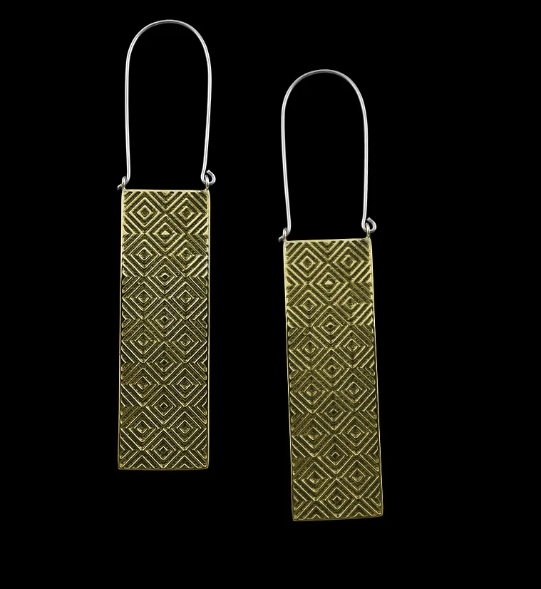 Trellis Titanium Hangers - Earrings - Mrs Treak