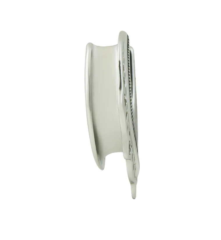 Ornate Shield Stainless Steel Saddles - Mrs Treak