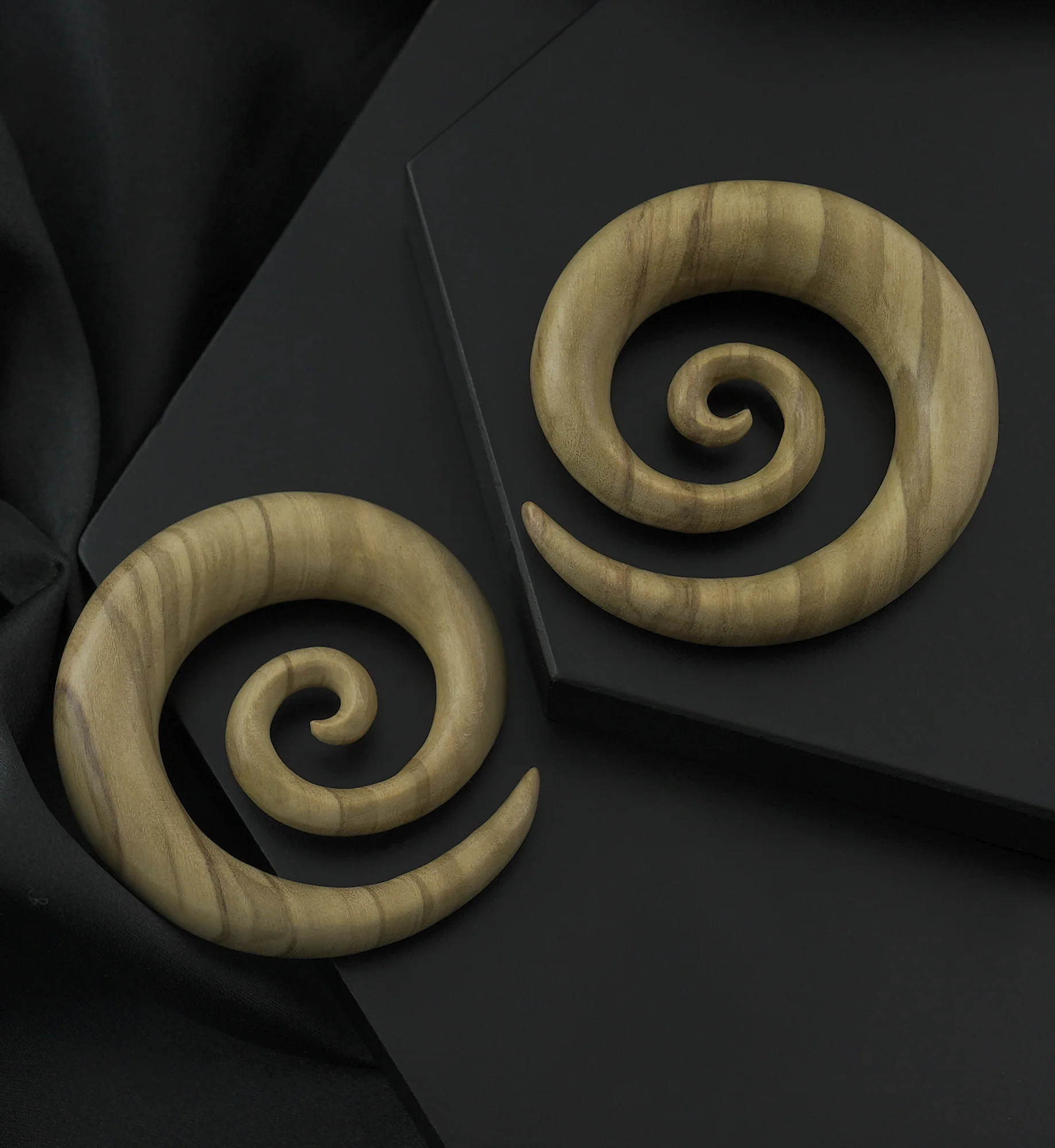 Olive Wood Super Spirals - Mrs Treak