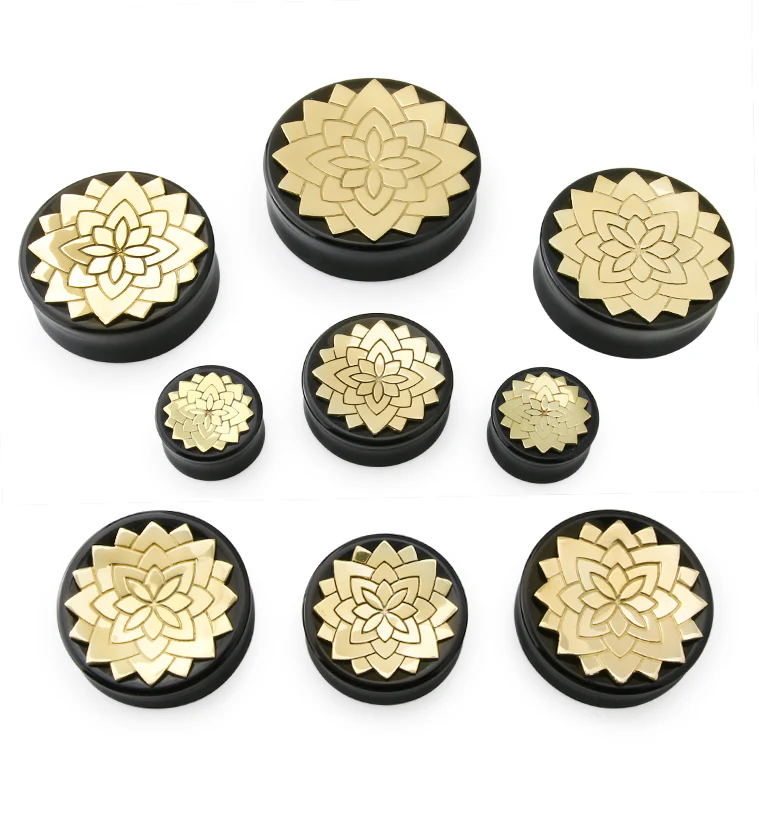Mandala Obsidian Plugs - Mrs Treak