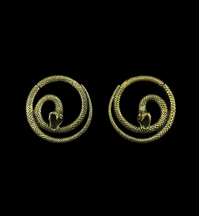 Snake Hinged Ear Weights - Mrs Treak